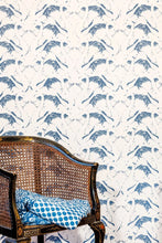 Load image into Gallery viewer, Swan Lake - Inky Blue Wallcovering