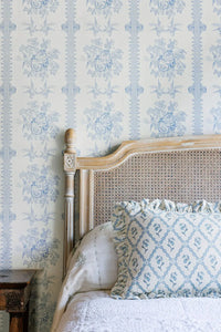 Asiatic Pheasant - China Blue Wallcovering