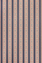 Load image into Gallery viewer, Folk Stripe - Navy Wallcovering