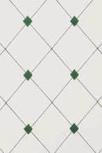 Load image into Gallery viewer, Diamond Trellis - Green Wallcovering