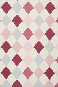 Quilted Harlequin - Patchwork Rose Wallcovering