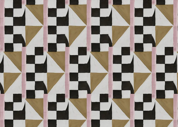 4125 Pink Ochre B Fabric