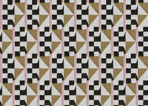 4125 Pink Ochre B Non-Woven Fibre Wallcovering