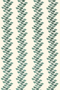 Oak Leaves - Green Wallcovering