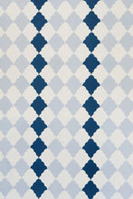 Load image into Gallery viewer, Quilted Harlequin - Two Blues Wallcovering