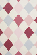 Load image into Gallery viewer, Quilted Harlequin - Patchwork Rose Wallcovering