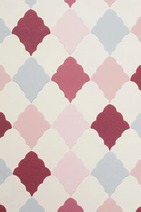 Quilted Harlequin - Patchwork Rose Wallcovering