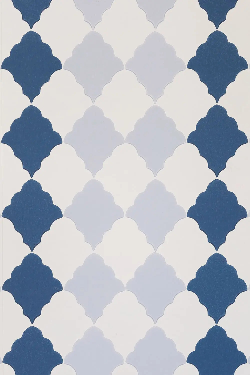 Quilted Harlequin - Two Blues Wallcovering