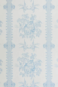 Asiatic Pheasant - China Blue Wallcovering