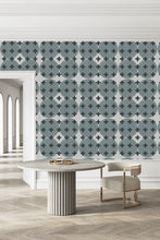Load image into Gallery viewer, 81425 Stone Blue + Black Non-Woven Fibre Wallcovering
