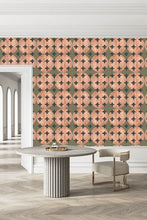Load image into Gallery viewer, 81425 Olive Blossom + Black Non-Woven Fibre Wallcovering