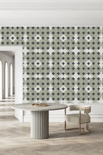 Load image into Gallery viewer, 81425 Lichen + Black Non-Woven Fibre Wallcovering