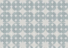 Load image into Gallery viewer, 81425 Coastal Fog + White Non-Woven Fibre Wallcovering