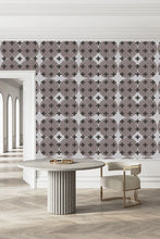 Load image into Gallery viewer, 81425 Pecan + Black Non-Woven Fibre Wallcovering