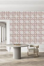 Load image into Gallery viewer, 81425 Vintage Rosewood + White Non-Woven Fibre Wallcovering