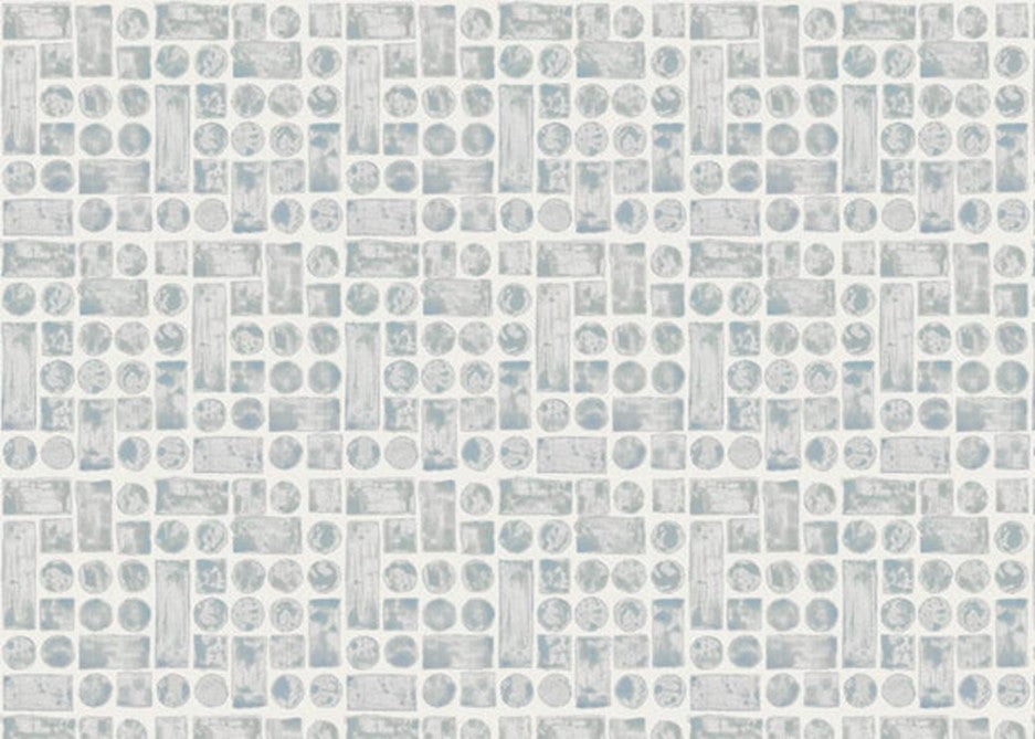 9923 Patina Blue Non-Woven Fibre Wallcovering