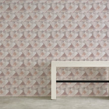 Load image into Gallery viewer, Abstract Isle Ash Rose Wallcovering