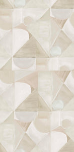 Abstract Isle Pale Beach Wallcovering