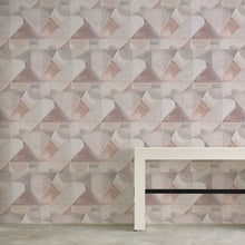 Load image into Gallery viewer, Abstract Strand Ash Rose Wallcovering