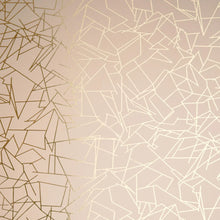 Load image into Gallery viewer, Angle Gold Nude Pink Wallcovering