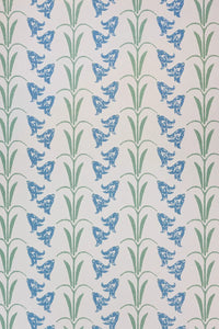 Bluebells - Blue & Green Wallcovering