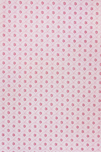 Daisy Scallops - Red & Pink Wallcovering