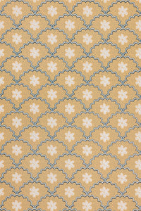 Daisy Scallops - Sand & Ink Wallcovering