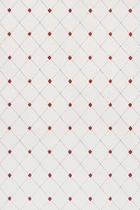 Diamond Trellis - Red Wallcovering