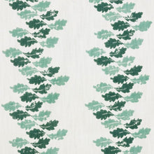 Load image into Gallery viewer, Oak Leaves - Green Fabric