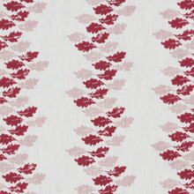 Load image into Gallery viewer, Oak Leaves - Red Pink Fabric