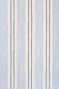 Painter's Stripe - Blue Wallcovering