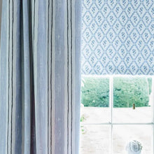 Load image into Gallery viewer, Painter's Stripe - Blue Fabric