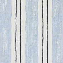 Load image into Gallery viewer, Painter's Stripe - Blue Fabric