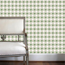 Load image into Gallery viewer, Medallion Sage Wallcovering