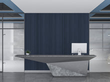 Load image into Gallery viewer, Classic Strié Deep Blue Sea Wallcovering