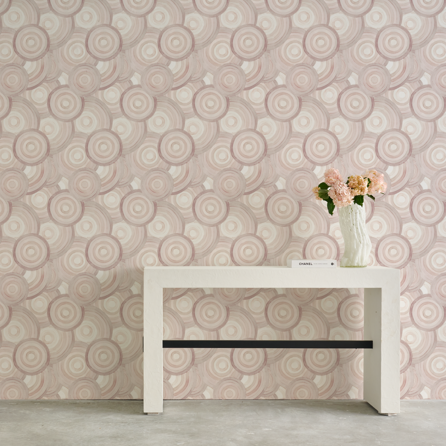 Cosmic Candy Ash Rose Wallcovering