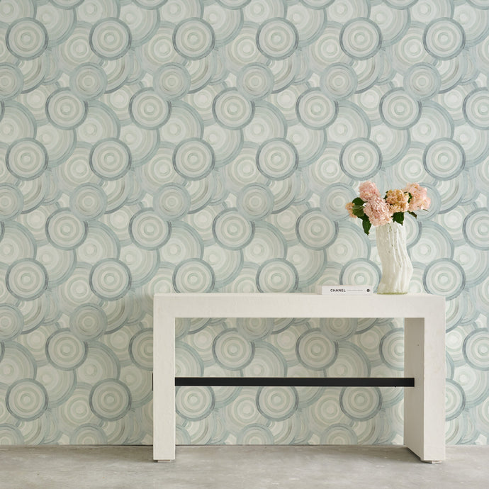 Cosmic Candy Sea Foam Green Wallcovering