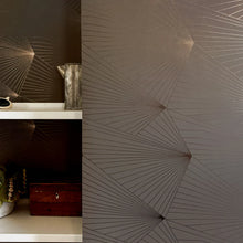 Load image into Gallery viewer, Fan Bronze and Cocoa Brown Wallcovering