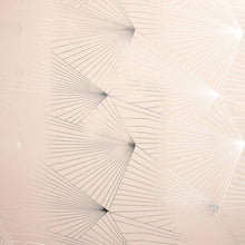 Load image into Gallery viewer, Fan Silver Nude Pink Wallcovering