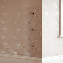 Load image into Gallery viewer, Fan Silver Nude Pink Wallcovering