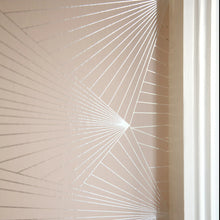Load image into Gallery viewer, Fan Silver Nude Pink Wallcovering