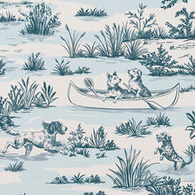 Load image into Gallery viewer, Frolic - Blue Wallcovering