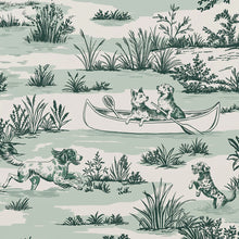 Load image into Gallery viewer, Frolic - Green Wallcovering