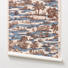 Load image into Gallery viewer, Frolic - Brown Wallcovering