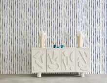 Load image into Gallery viewer, Driftwood Nautical Navy Grasscloth Wallcovering