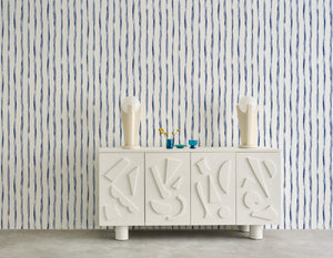 Driftwood Nautical Navy Grasscloth Wallcovering