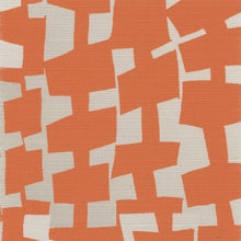 Load image into Gallery viewer, Geo Orange Grasscloth