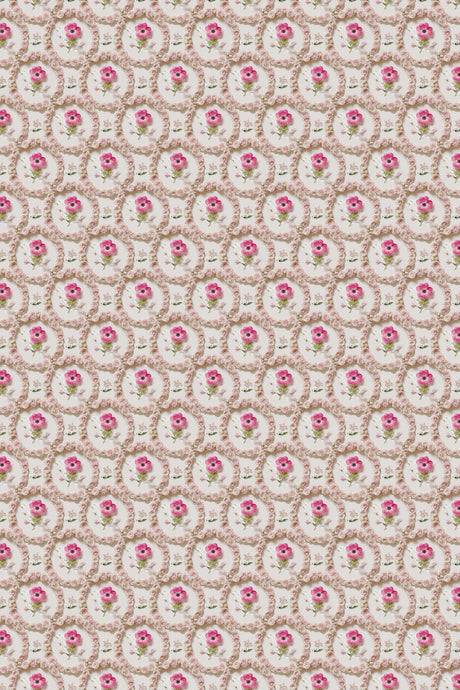 Gracie Pink Light Floral Wallcovering