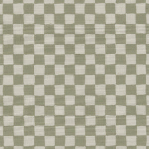 Checker Olivine Grasscloth