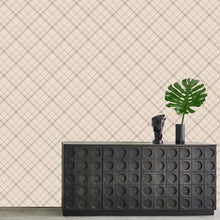 Load image into Gallery viewer, Timeless Argyle Foggy Wallcovering